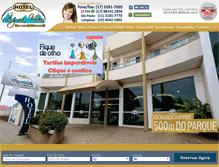 Tablet Screenshot of aguavivahotel.com.br